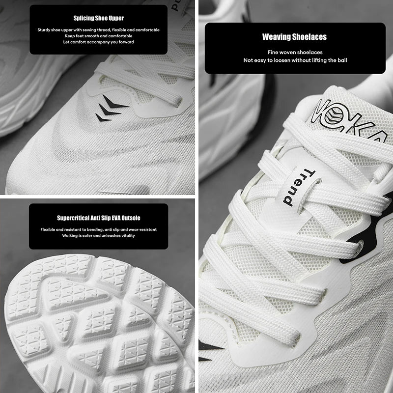 TQBQQ Running Shoes Lightweight Breathable Comfortable Cushioned Sneakers for Walking Gym Casual Wear Athletic Shoes