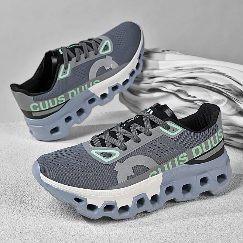 Unisex Running Shoes Off-road Shoes Cushioning Jogging Non-Slip Breathable Mesh Luxury shoes Outdoor Couple Trainer Race Sneakers