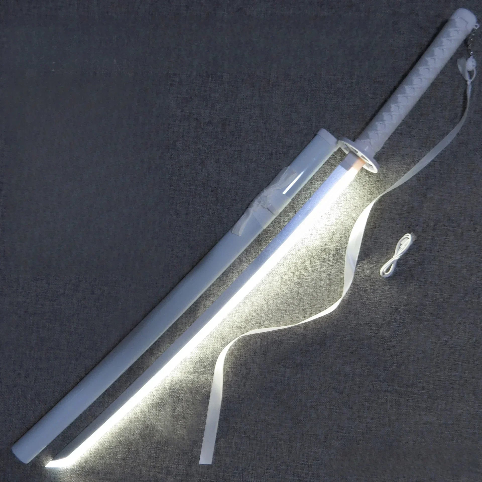 Luminous Bleach Katana Led Light Rukia Sword Anime Ichigo Cosplay Prop Ninja Knife Real Japanese Katana Bright Samurai Sabre Toy
