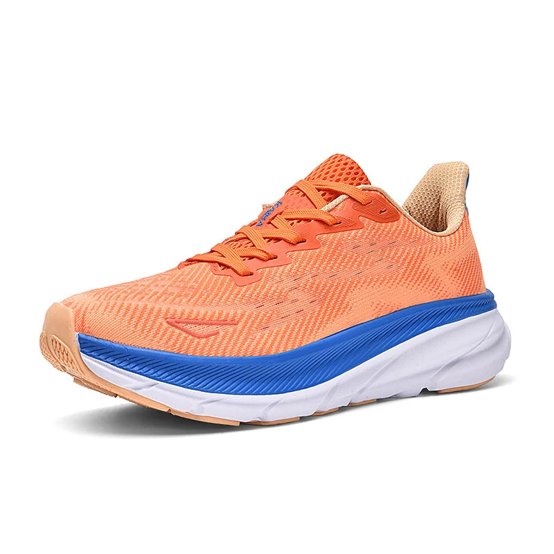 Running Shoes Luxury Shoes Couple Outdoor Sneakers Cushioning Breathable Mesh Off-road Trainer Shoes Race Non-Slip Fashion