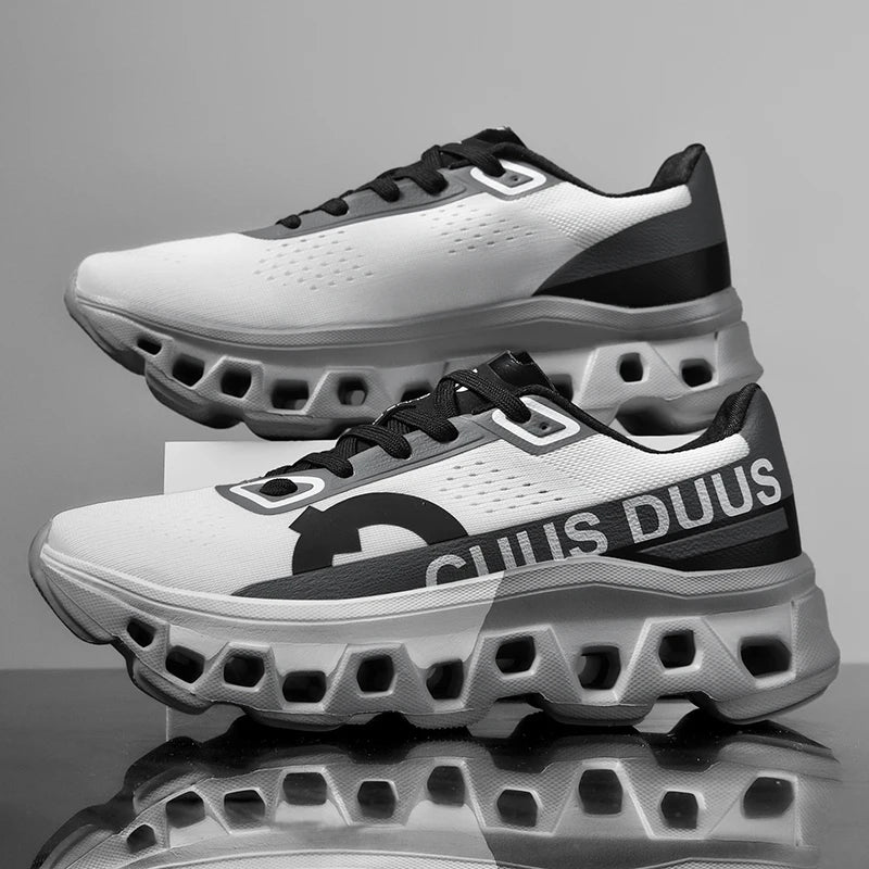 Unisex Running Shoes Off-road Shoes Cushioning Jogging Non-Slip Breathable Mesh Luxury shoes Outdoor Couple Trainer Race Sneakers