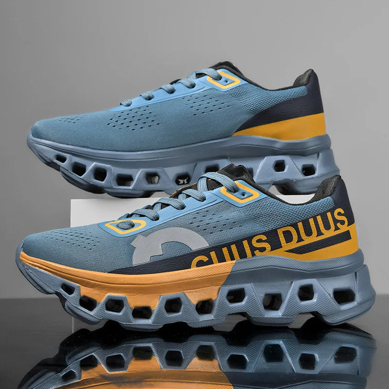 Unisex Running Shoes Off-road Shoes Cushioning Jogging Non-Slip Breathable Mesh Luxury shoes Outdoor Couple Trainer Race Sneakers