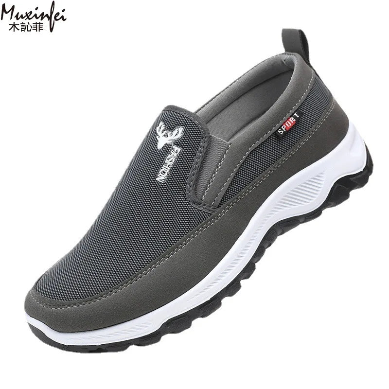 Men Sneakers Breathable Orthopedic Travel Plimsolls Slip On Comfortable for Outdoor Activity Hiking Walking