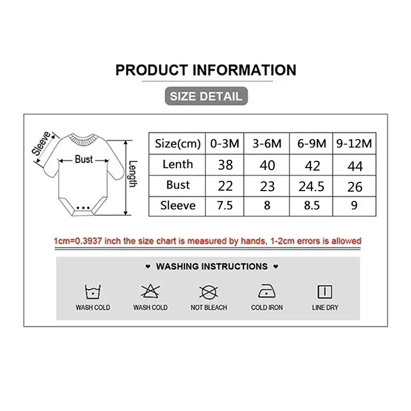 100% Cotton Onesie Cloths We Are Happy Family Exquisite Print Comfortable Bodysuit for Baby Jumpsuit for 0 To 12 Months Newborn