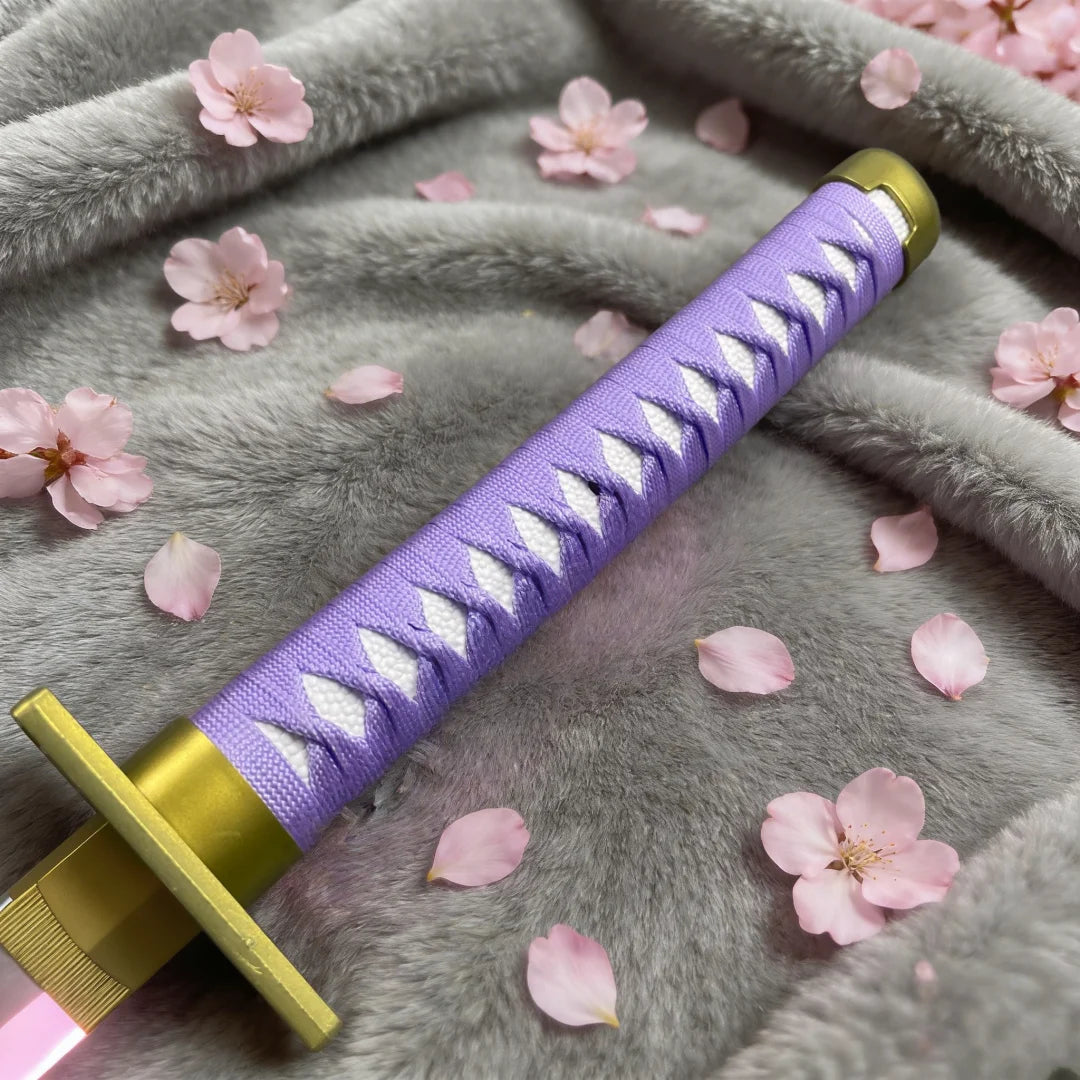 40inch Bleach Kuchiki Byakuya Katana Real Japanese Sword LED Mist Original Vapor Schwert Wood Lightsabre Cosplay Prop Toy Gift