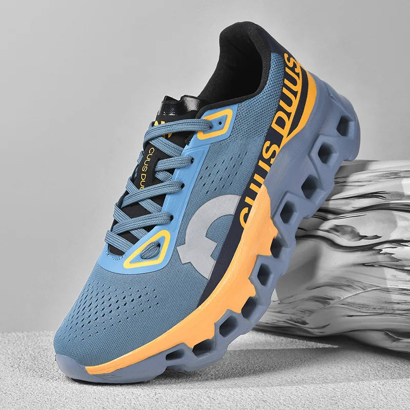 Unisex Running Shoes Off-road Shoes Cushioning Jogging Non-Slip Breathable Mesh Luxury shoes Outdoor Couple Trainer Race Sneakers