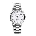 Men's Watch Casual Silver Alloy Band Male Quartz Watches