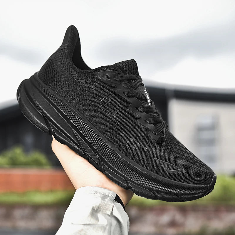 Running Shoes Luxury Shoes Couple Outdoor Sneakers Cushioning Breathable Mesh Off-road Trainer Shoes Race Non-Slip Fashion