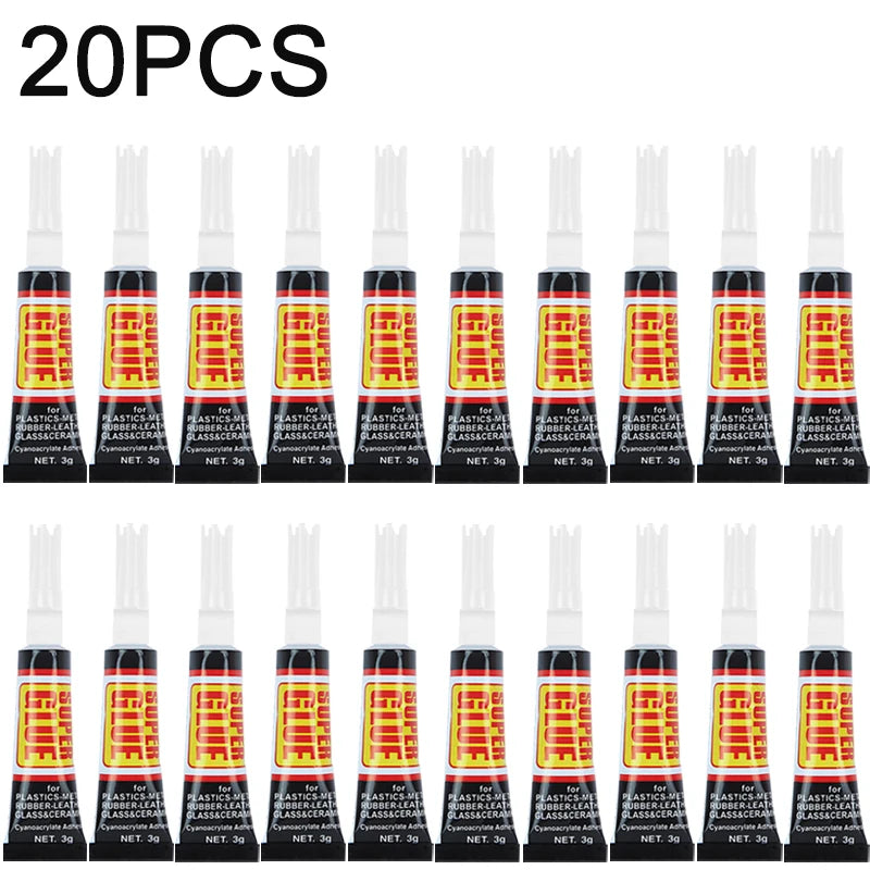 1-30pcs Super Strong Glue Universal Quick Drying Glue Multipurpose Repair Glue for Metal Plastic Glass Strong Universal Adhesive