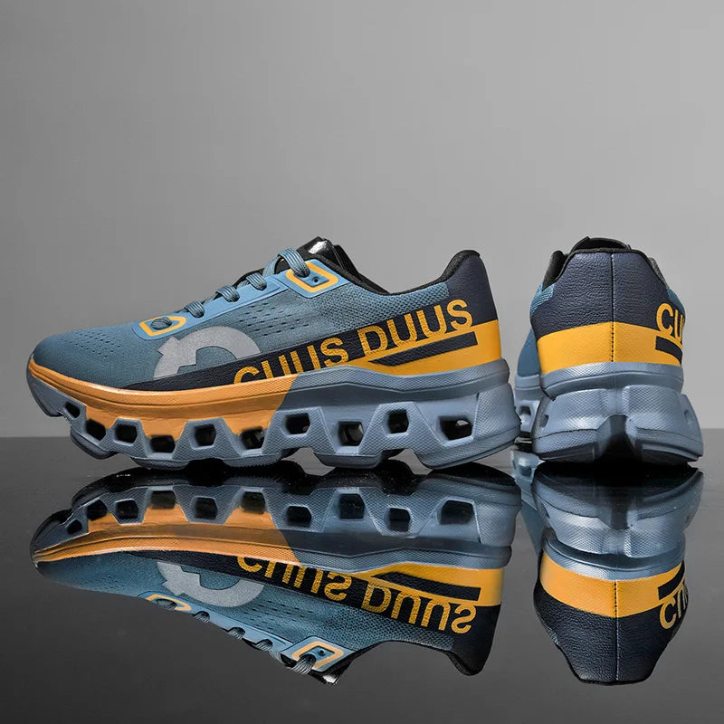 Unisex Running Shoes Off-road Shoes Cushioning Jogging Non-Slip Breathable Mesh Luxury shoes Outdoor Couple Trainer Race Sneakers