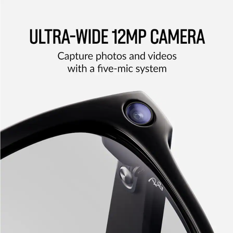 Smart AI Glasses for Men, Women - Video Recording - Polarized Gradient Graphite Lenses