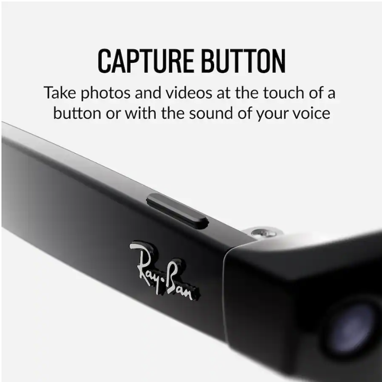 Smart AI Glasses for Men, Women - Video Recording - Polarized Gradient Graphite Lenses