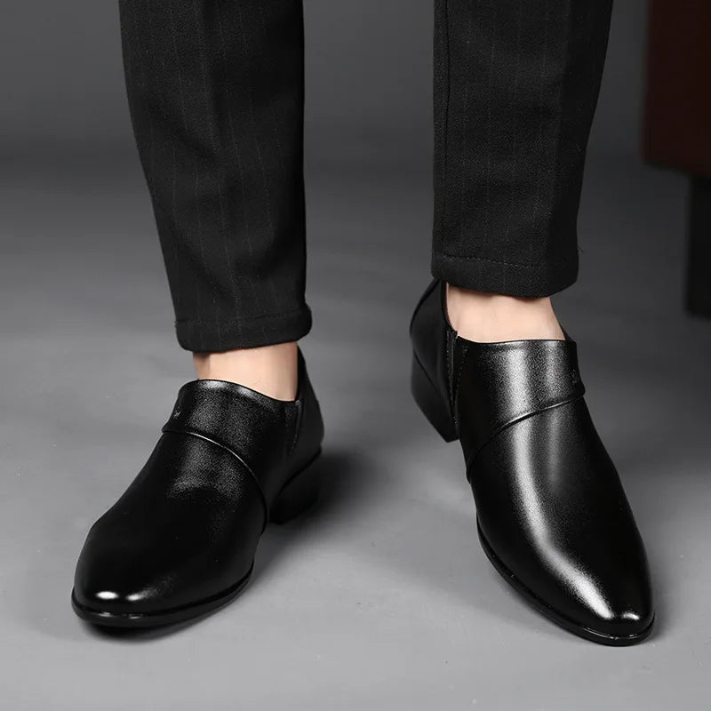 Oxfords Leather Shoes for Men Luxury Big Size 38-50 Men Dress Shoes Business Party Wedding Office Work Shoe 2025 New Men Loafers