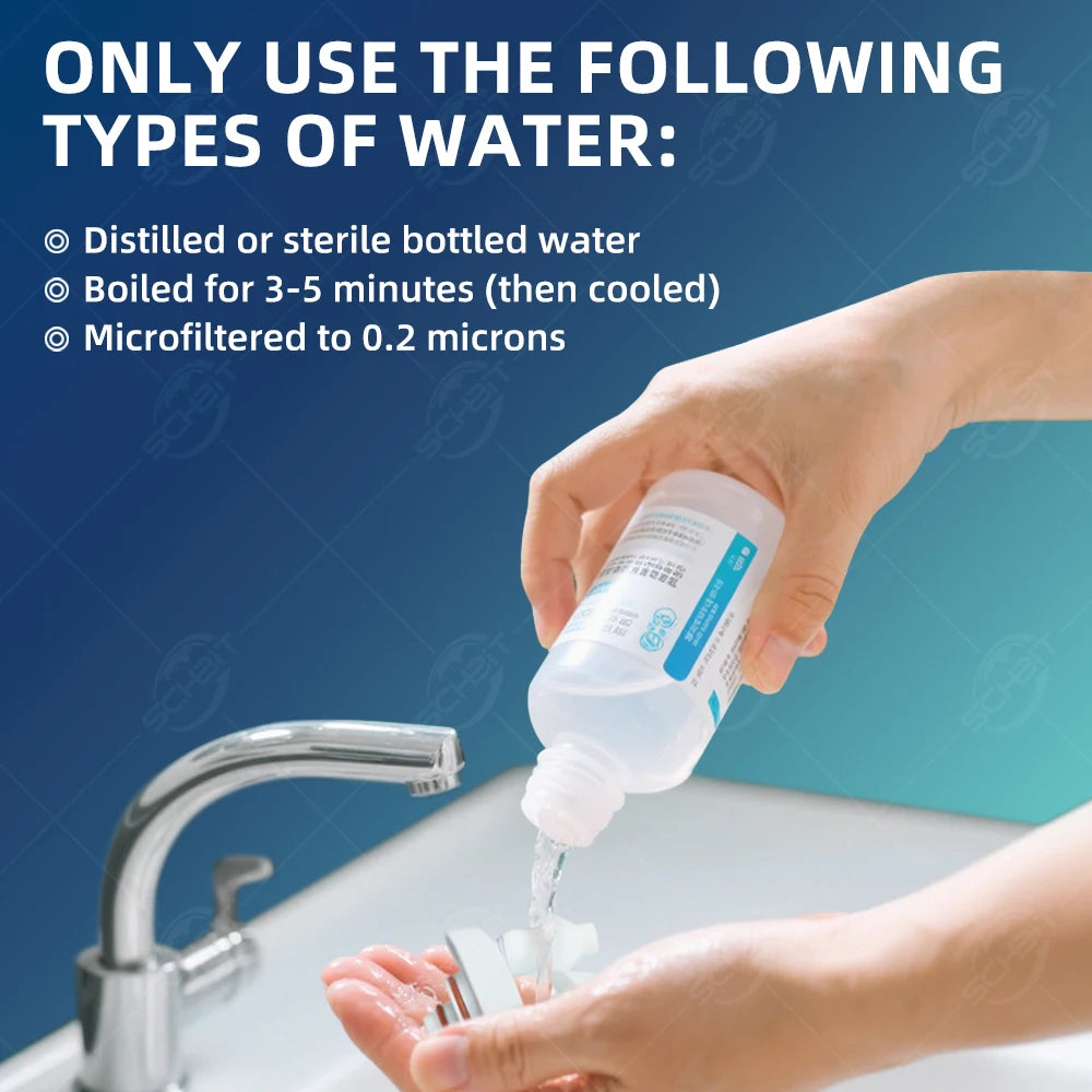 Electric Nasal Irrigator 360° Clean Nasal Cavity Nose Cleaner for Healthy Breathing Keep Nasal Cavity Clean