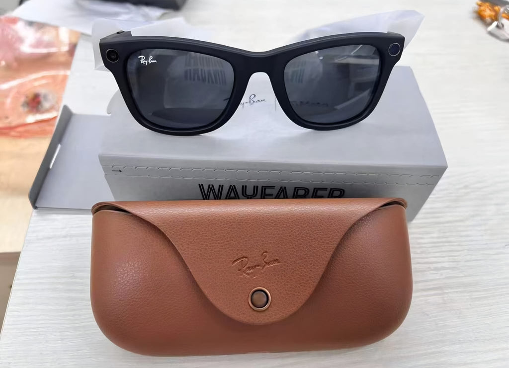 Smart AI Glasses for Men, Women - Video Recording - Polarized Gradient Graphite Lenses